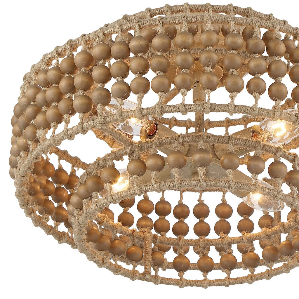 Silver 3-Light Ceiling Mount M5964