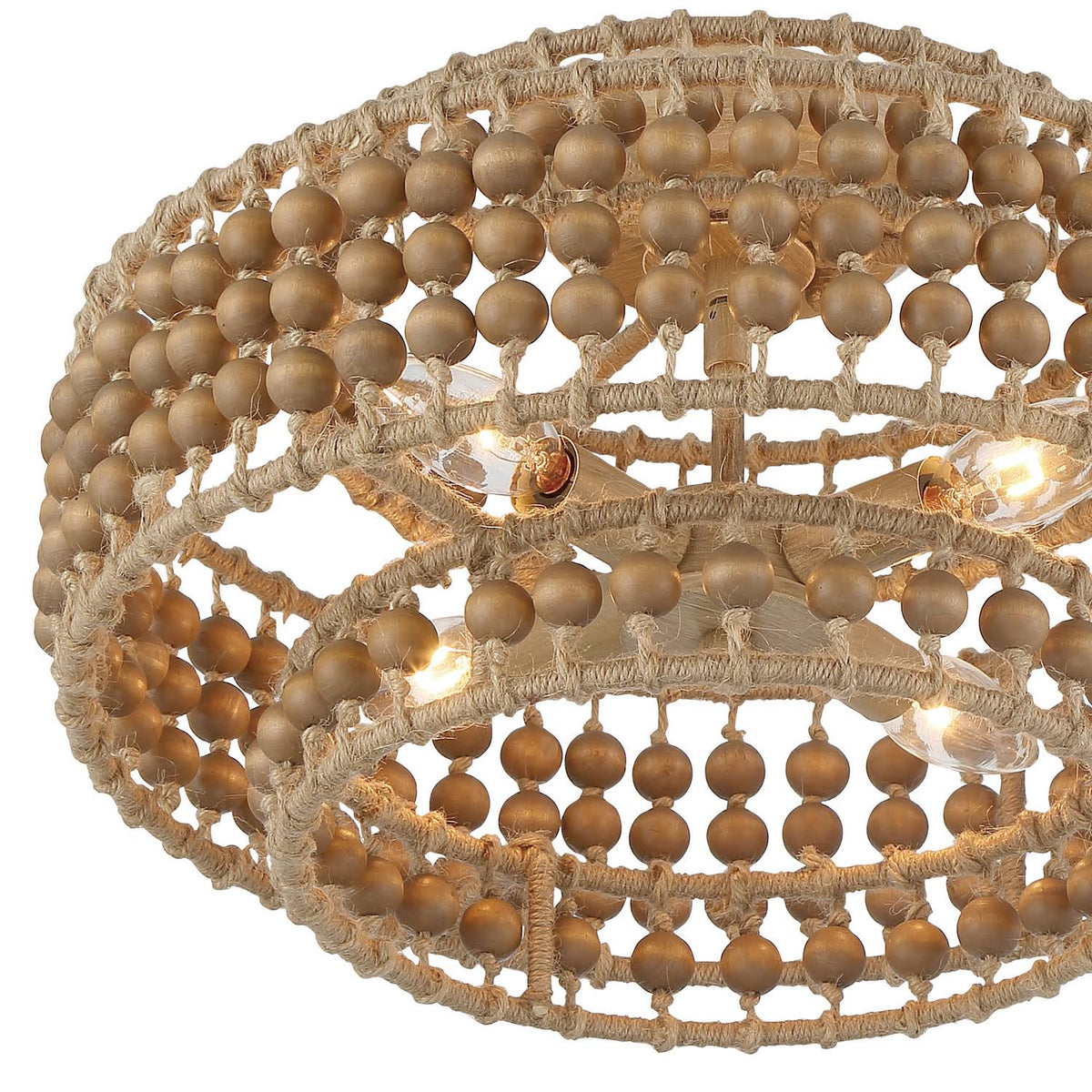 Silver 3-Light Ceiling Mount M5964