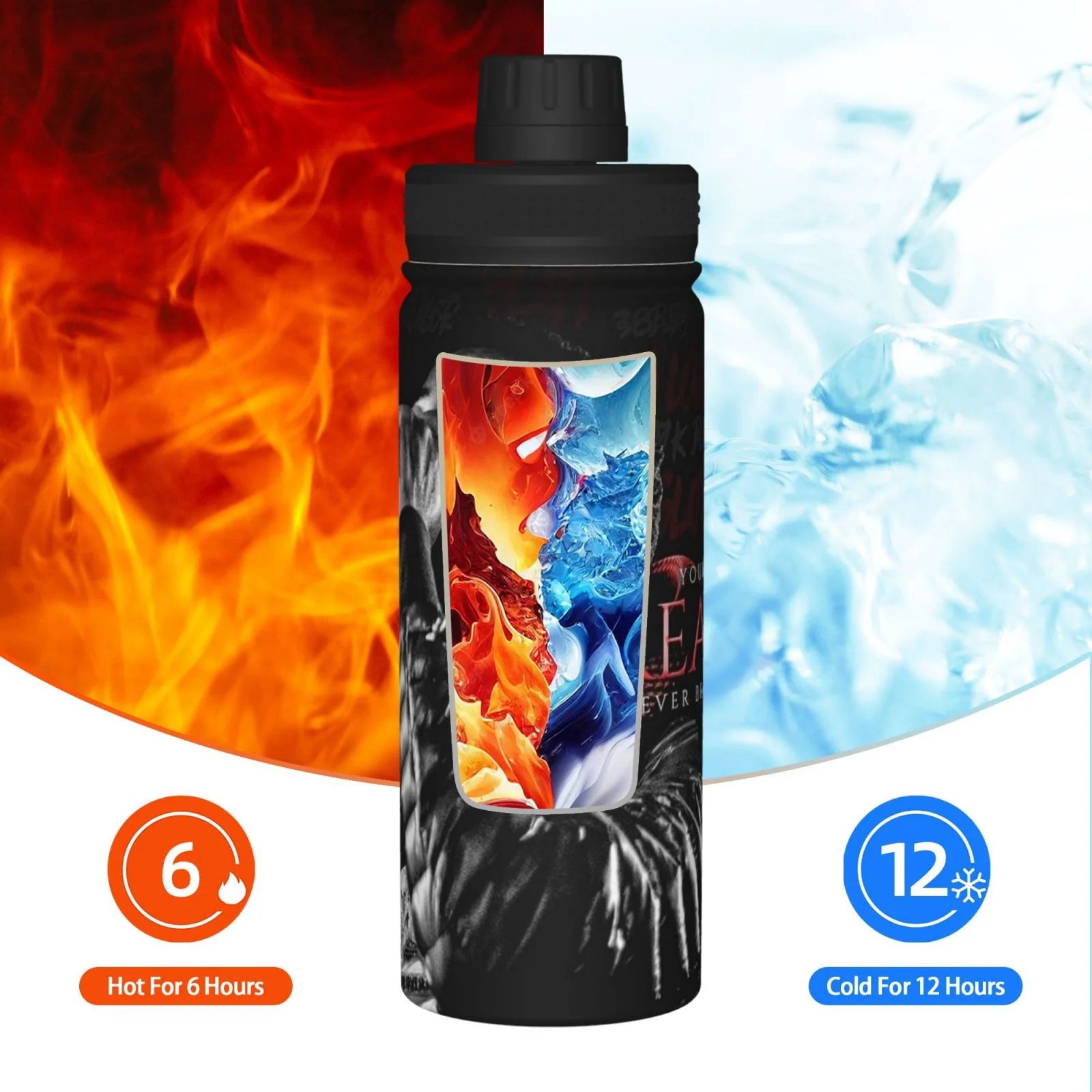 18OZ Insulated Stainless Steel Water Bottle T219
