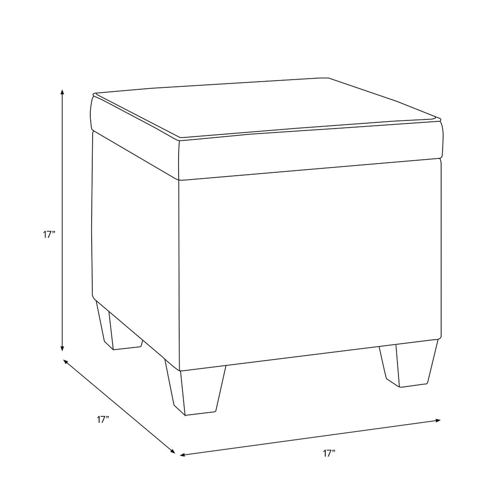 White Ottoman T9005