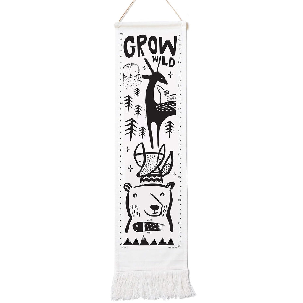 Ocean Canvas Growth Chart - Wall Hanging Height Chart for Kids - (44x13 Inches) Pack of 2 U159