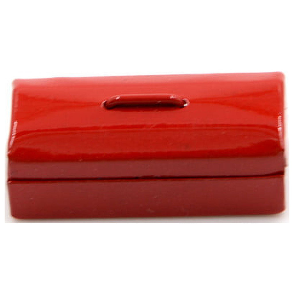 Red/Blue 1:12 Dollhouse Miniature Metal Tool Box Z7462