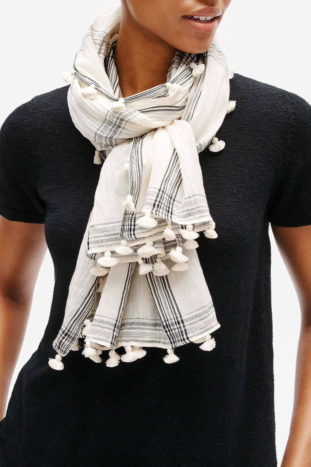 Textured Plaid Scarf H95238