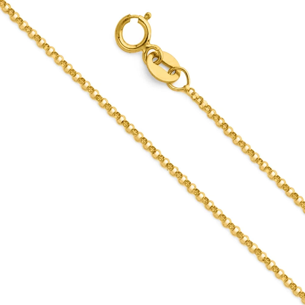 14K Yellow Gold Cubic Zirconia Initial Letter Pendant with 16" Chain Necklace Z668538