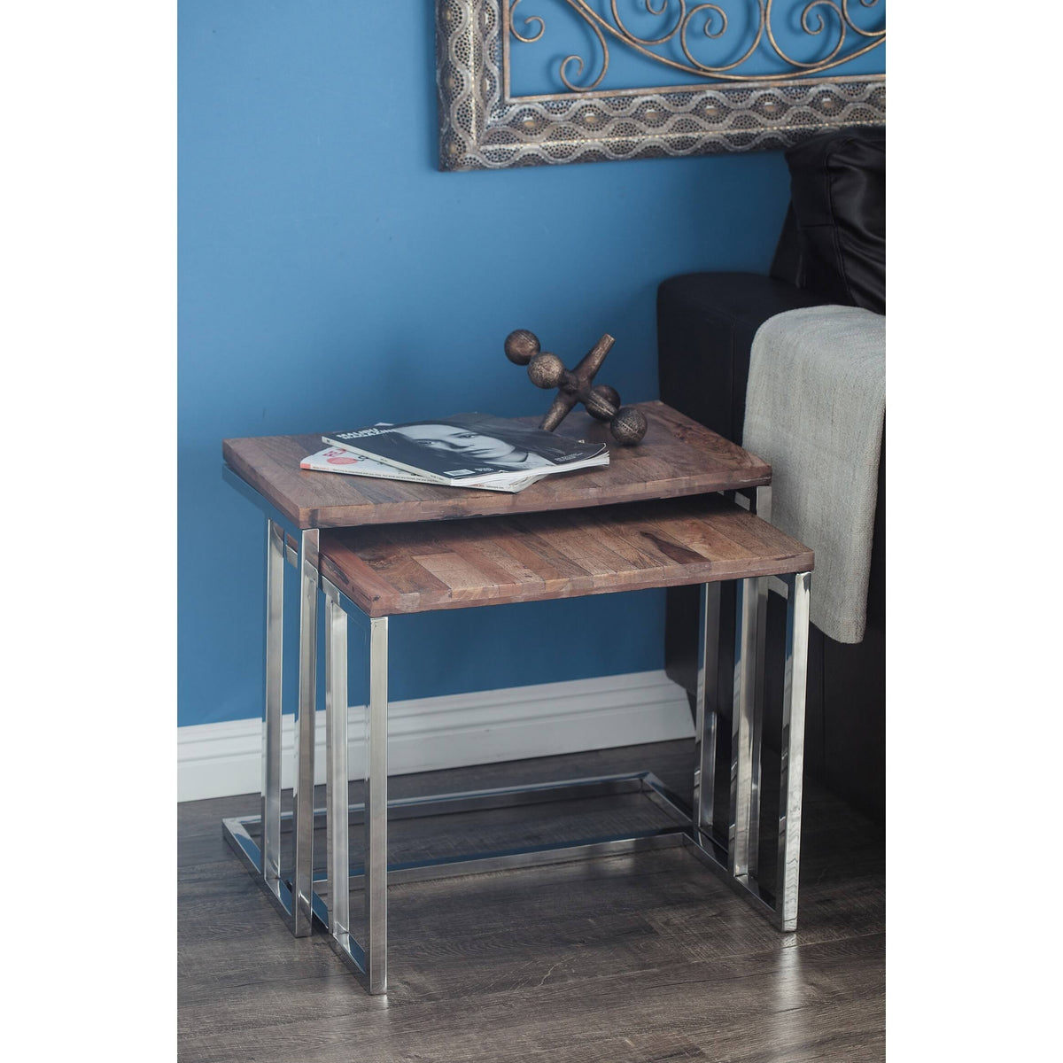 Wood Table, Set of 2 Q339