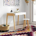 White Kids Desk Q816765