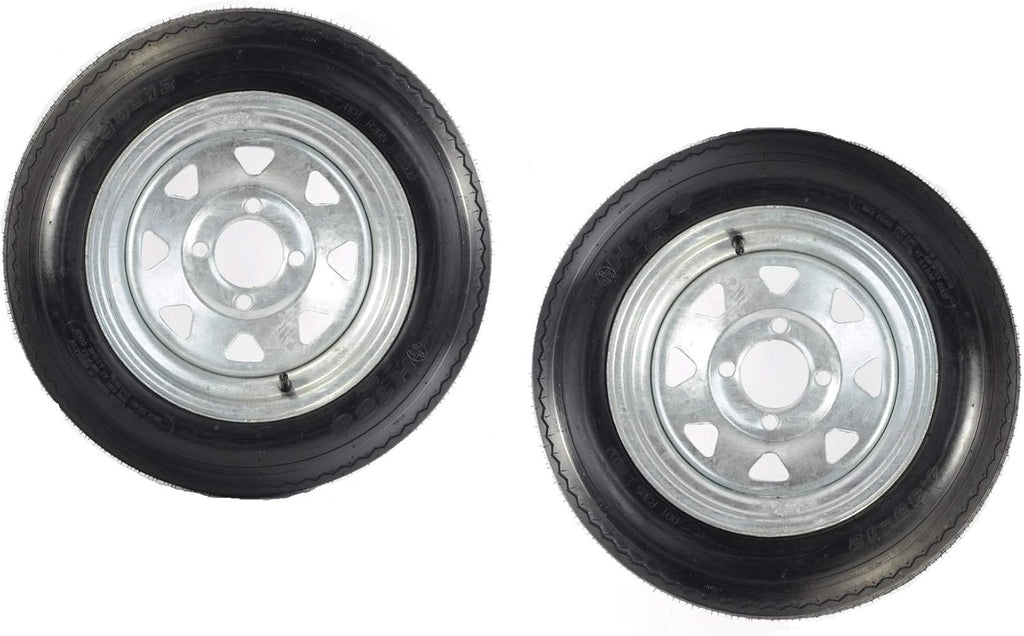 4.80-12 12 in. Load C 4 Lug Galvanized Spoke Trailer Tire Rim J35571