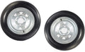 4.80-12 12 in. Load C 4 Lug Galvanized Spoke Trailer Tire Rim J35571