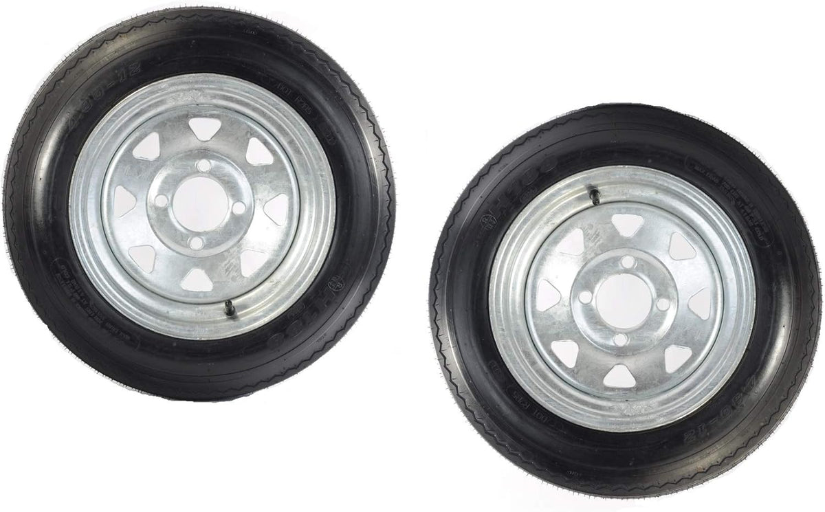 4.80-12 12 in. Load C 4 Lug Galvanized Spoke Trailer Tire Rim J35571
