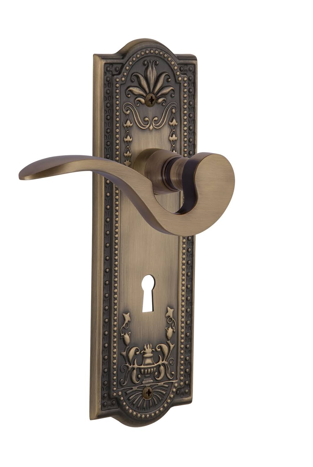 Antique Brass Manor Lever M295739