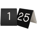 3 in x 3 in Black/White Number Tent Set S741067