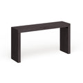 Black Wood Grain Veneer Console Table D8739