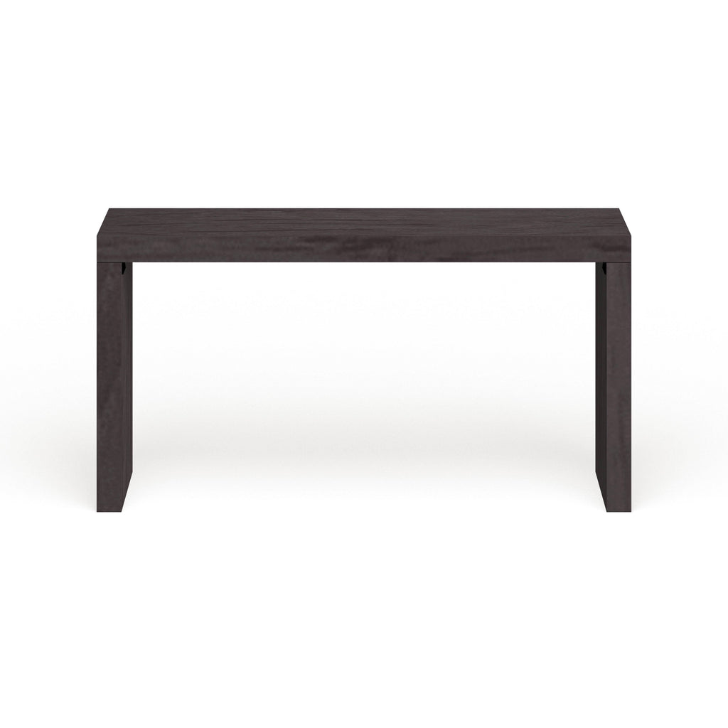 Black Wood Grain Veneer Console Table D8739