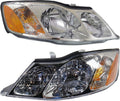 Headlight Set for 2000-2004 Toyota Avalon Halogen with bulb(s) D52450