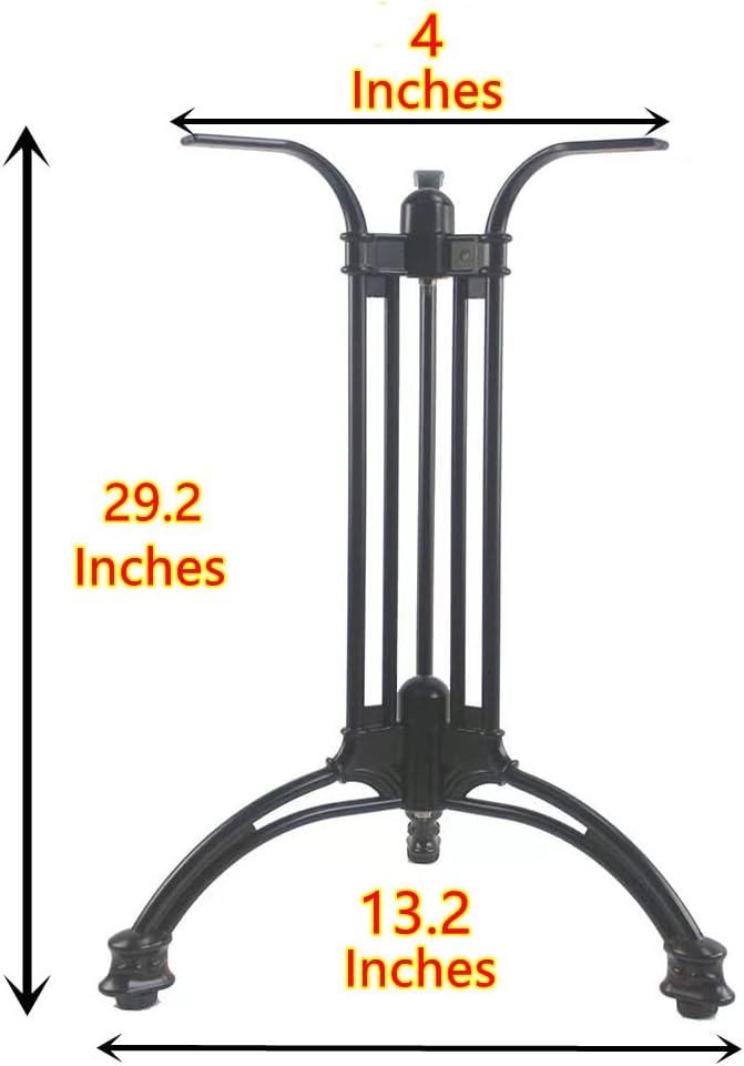 Aluminum Table Base Black P831