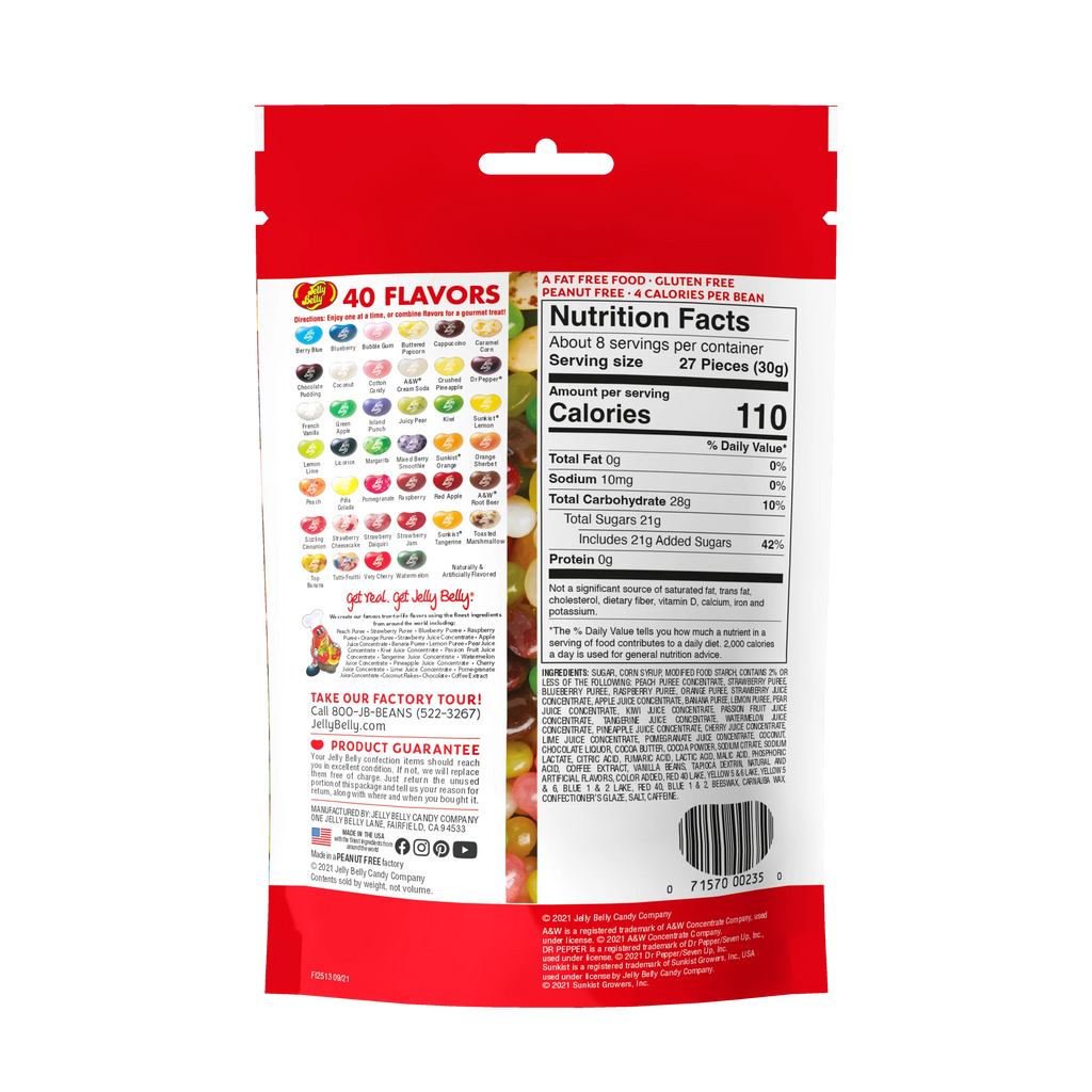 8.25 oz Bag Assorted Flavors Jelly Beans Candy V2007