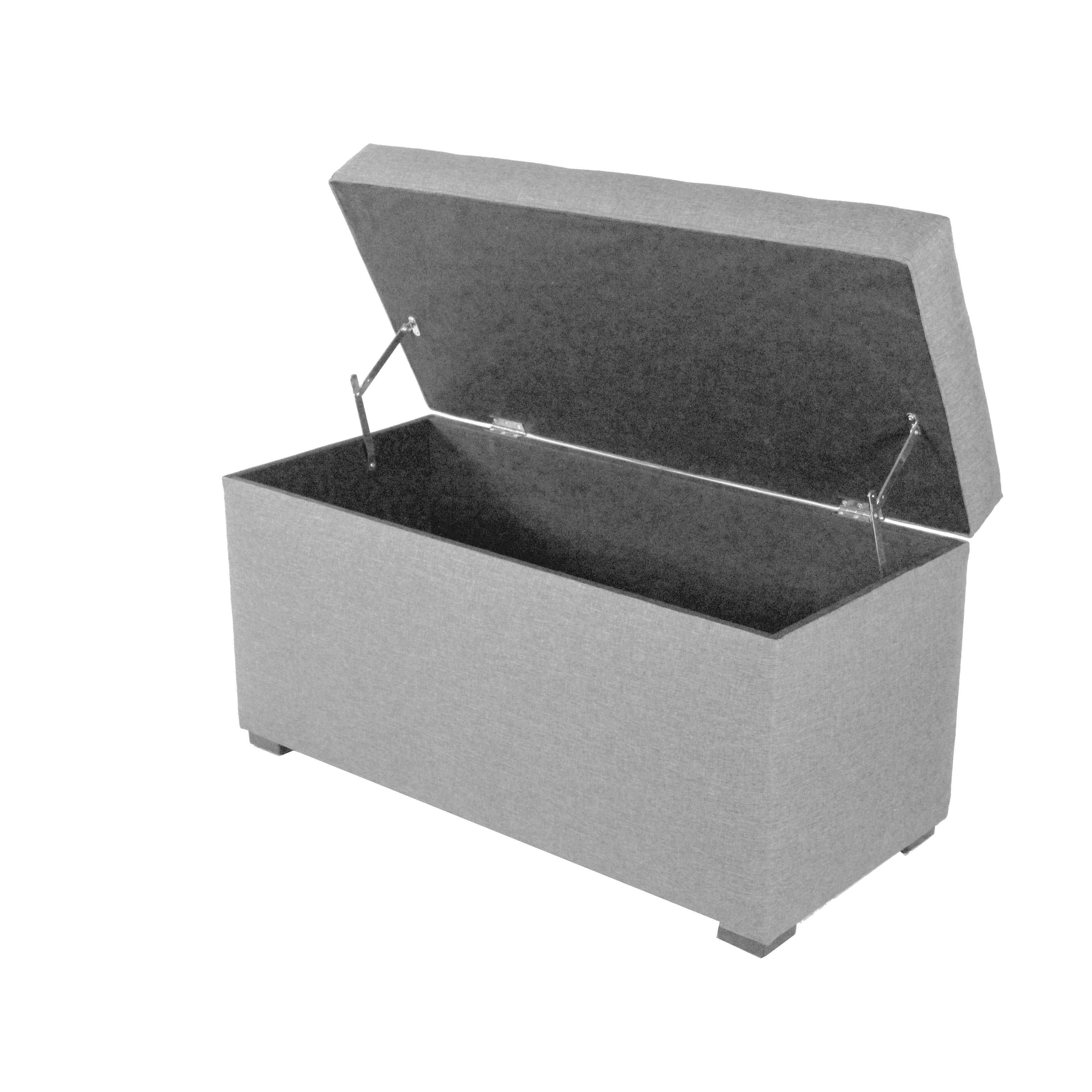 Green 8 Button Tufted Storage Bench P438