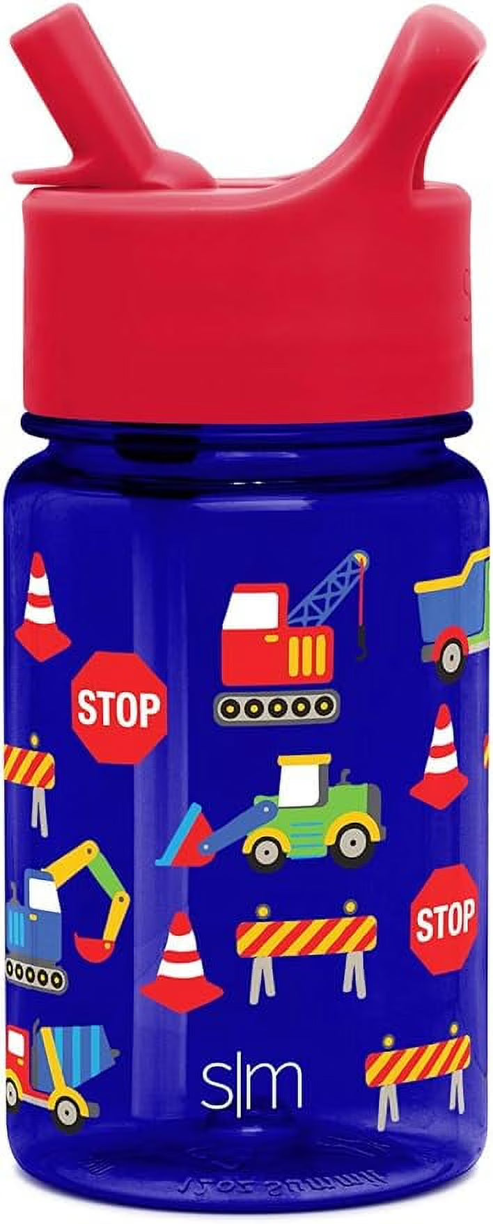 12oz BPA-Free Tritan Kids Water Bottle with Straw Lid A824677