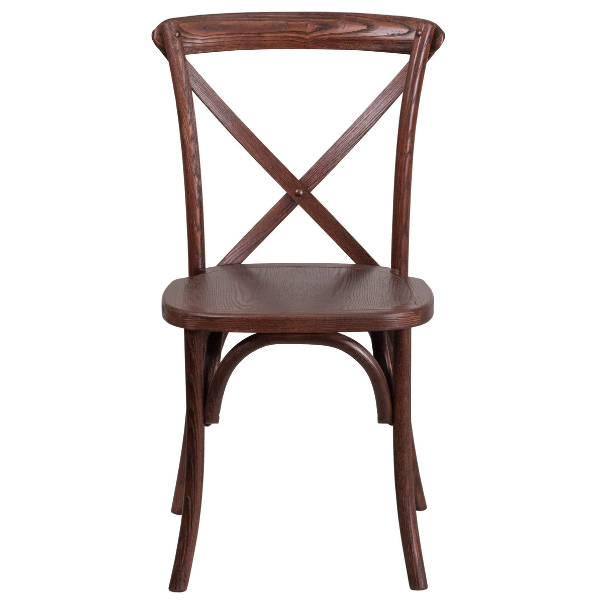 Cross Back Chair (Mahogany), Brown (Wood) Z4493