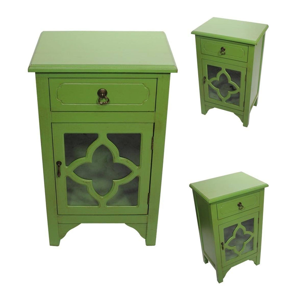 Blue 1 Drawer Accent Cabinet T8923