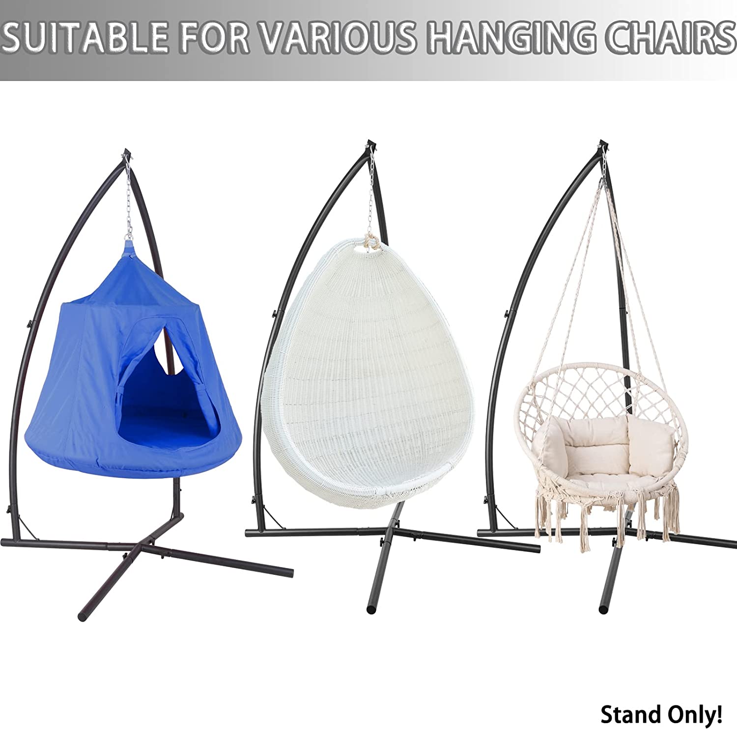 Heavy Duty Steel Hammock Chair Stand Z816146