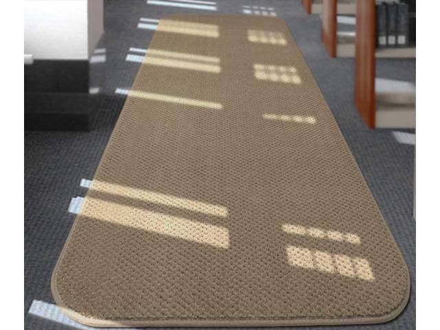 Camel Tan Skid-Resistant Carpet Runner 14 ft. x 27 in. O557
