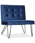 Navy Blue Armless Chair U91018
