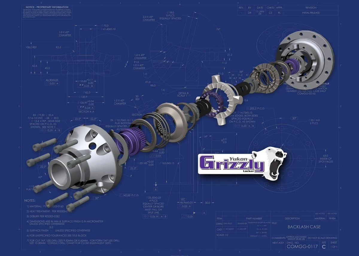 Grizzly Locker A50155