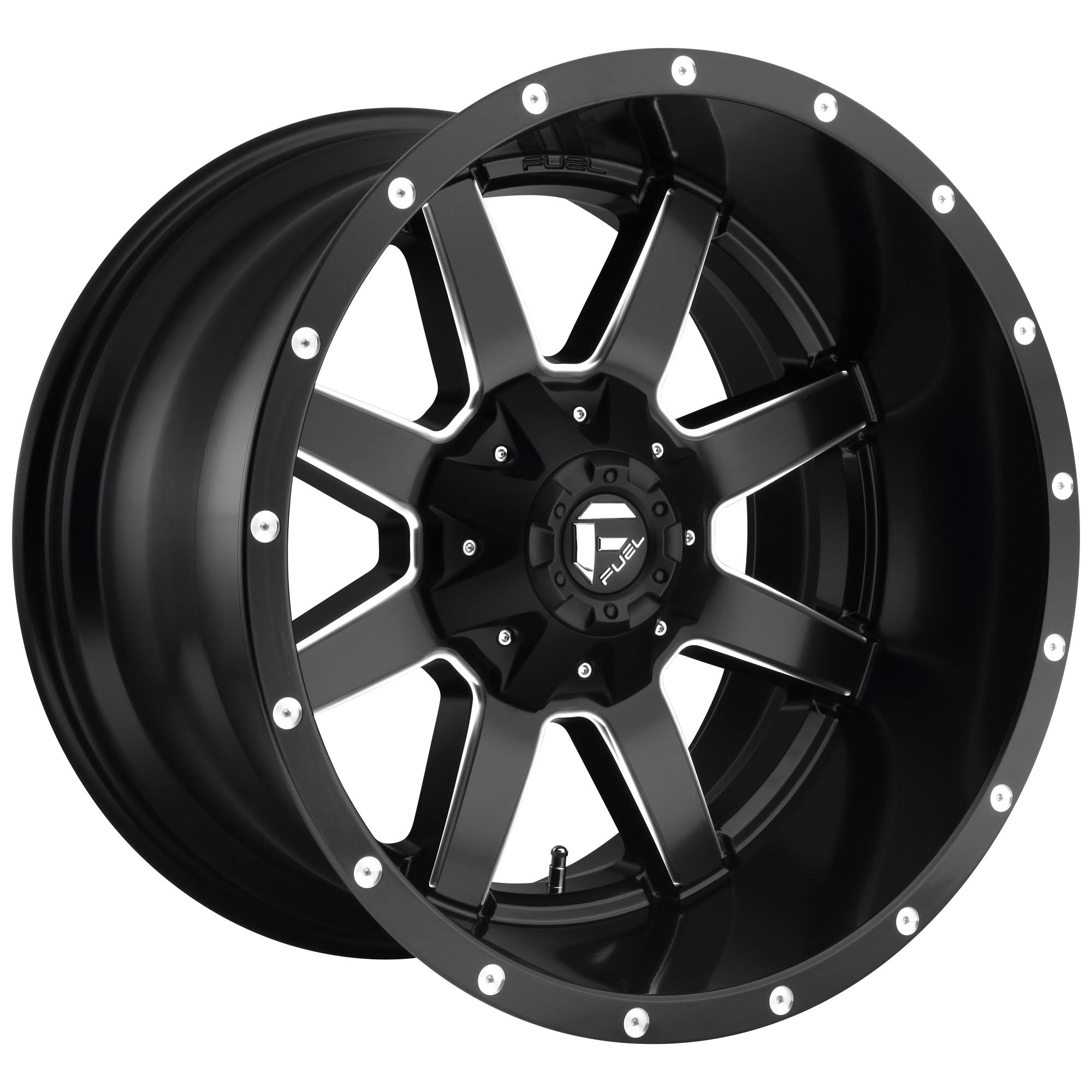 Matte Black Milled 22x12 Fuel Offroad D538 Maverick H838867