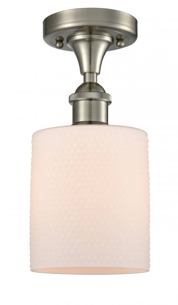 Brushed Satin Nickel Semi-Flush Mount Light N633553