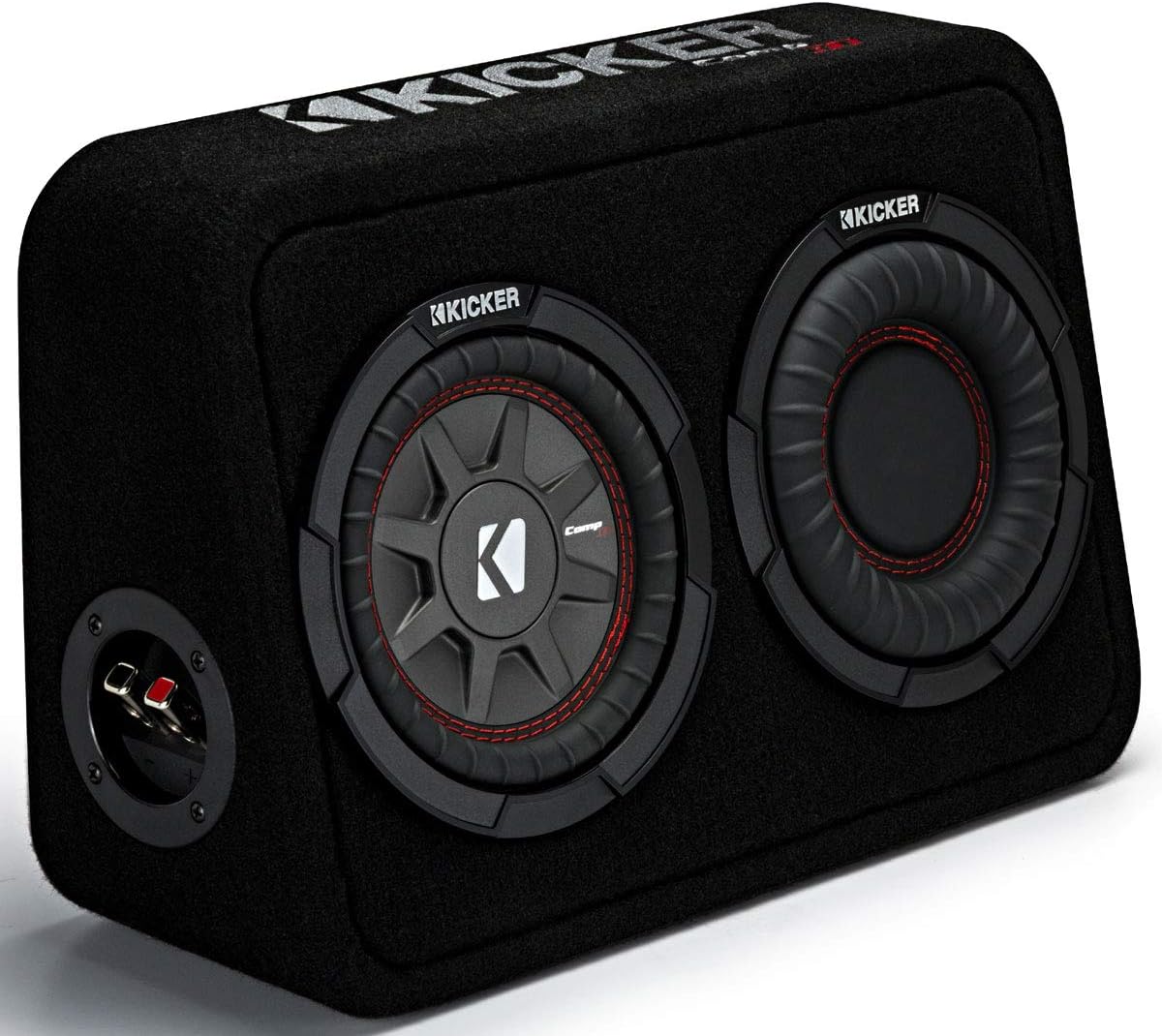 6.75 Loaded Sealed Sub Box Bundle with Amplifier & Amp Kit A59441