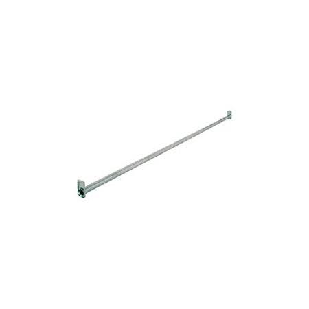 Adjustable Closet Rod 96 to 150 inch White Q790