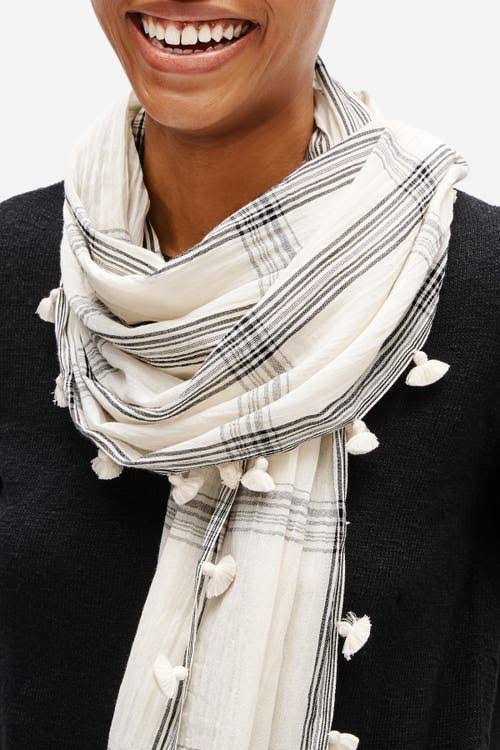 Textured Plaid Scarf H95238