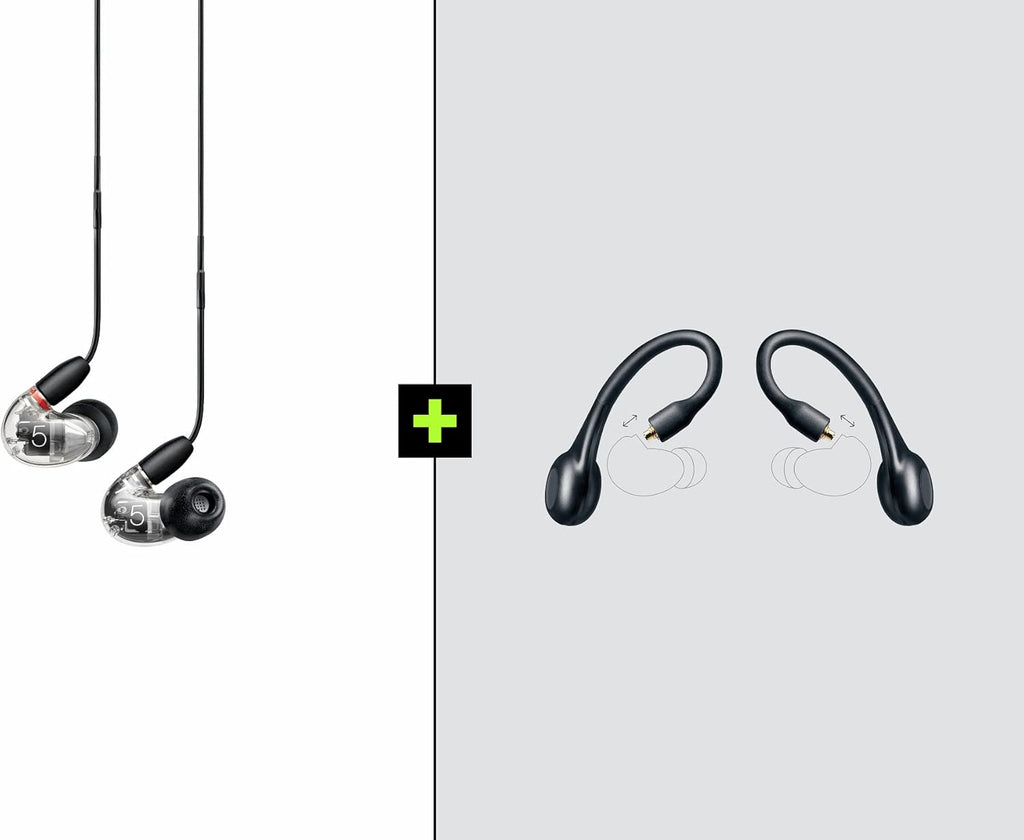 Red True Wireless Earbuds Bundle with SE535 Sound Isolating Earphones and RMCE-TW2 Bluetooth Adapter Z7279