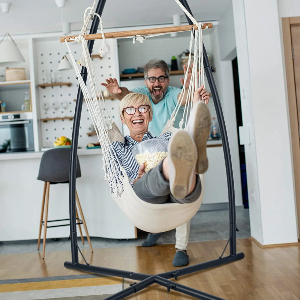 Heavy Duty Steel Hammock Chair Stand Z816146