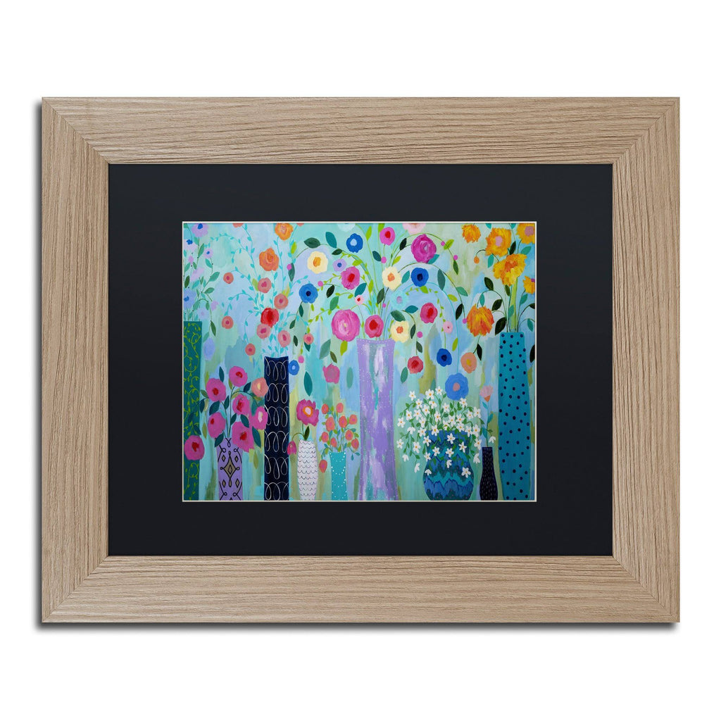 Contemporary Matted Framed Art D264