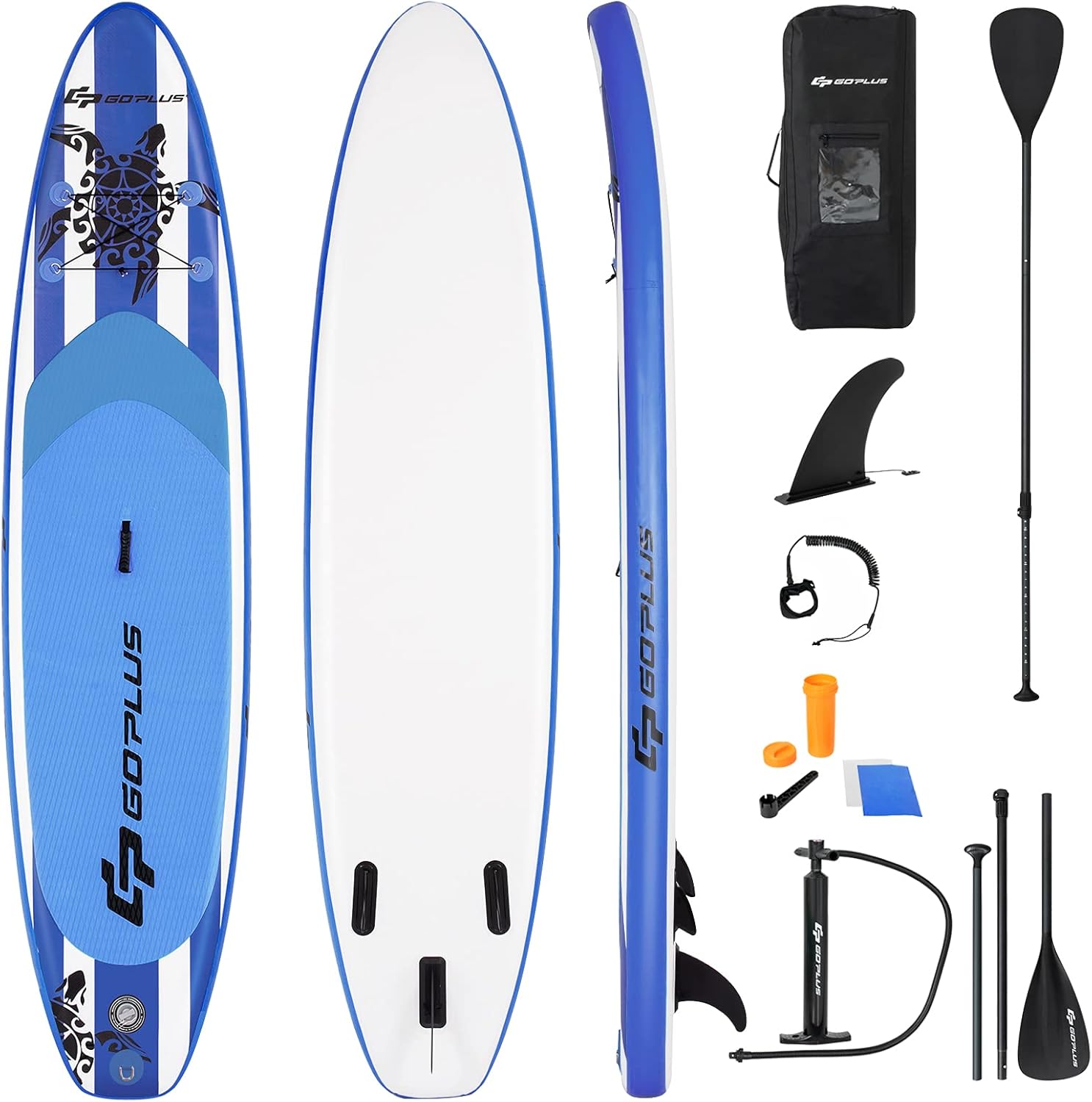 10.5/11FT Inflatable Stand Up Paddle Board with Carry Bag E821