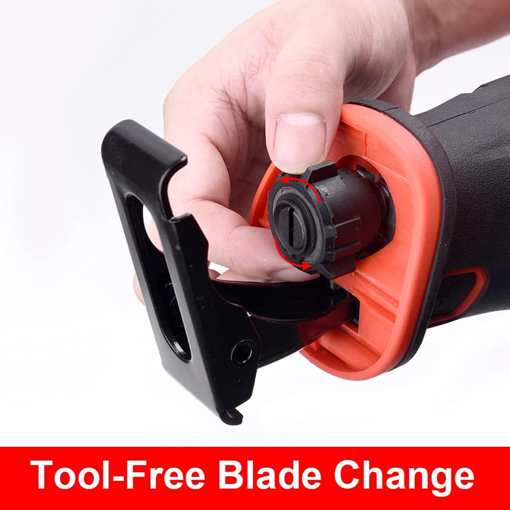 21V Cordless Reciprocating Saw with Battery and Charger Q7997