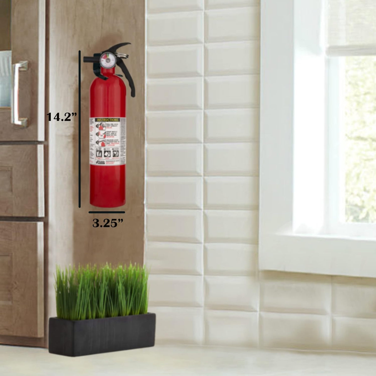 7 Pack Red Multipurpose Fire Extinguishers P23803