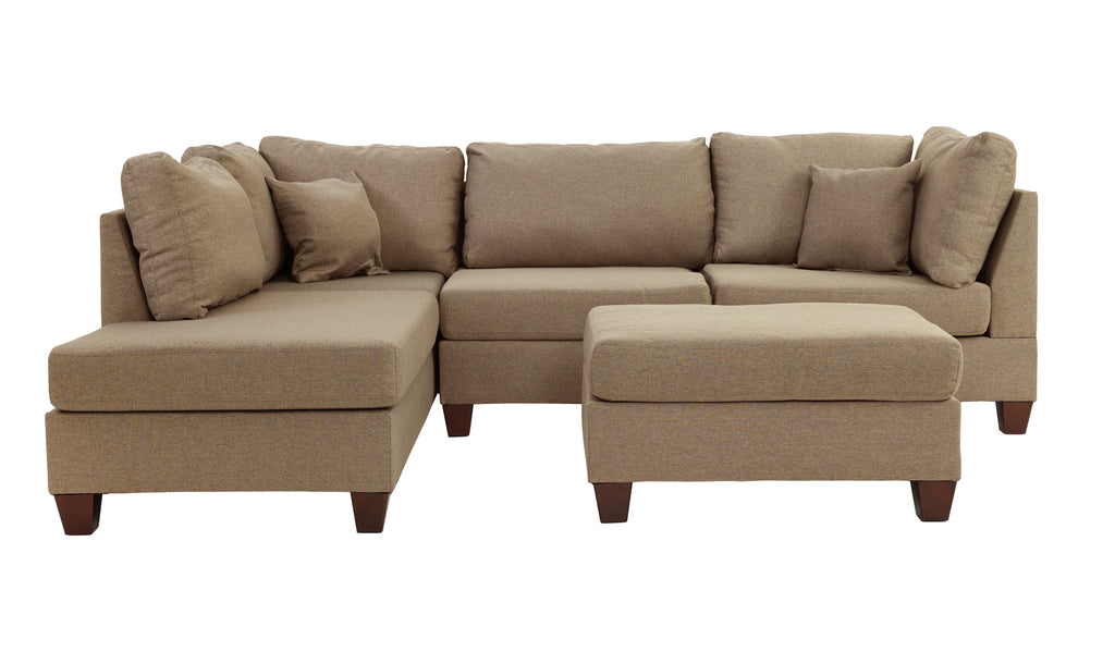 Reversible Sectional with Ottoman Set B49624