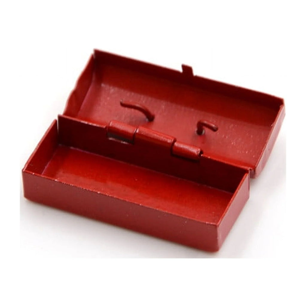 Red/Blue 1:12 Dollhouse Miniature Metal Tool Box Z7462
