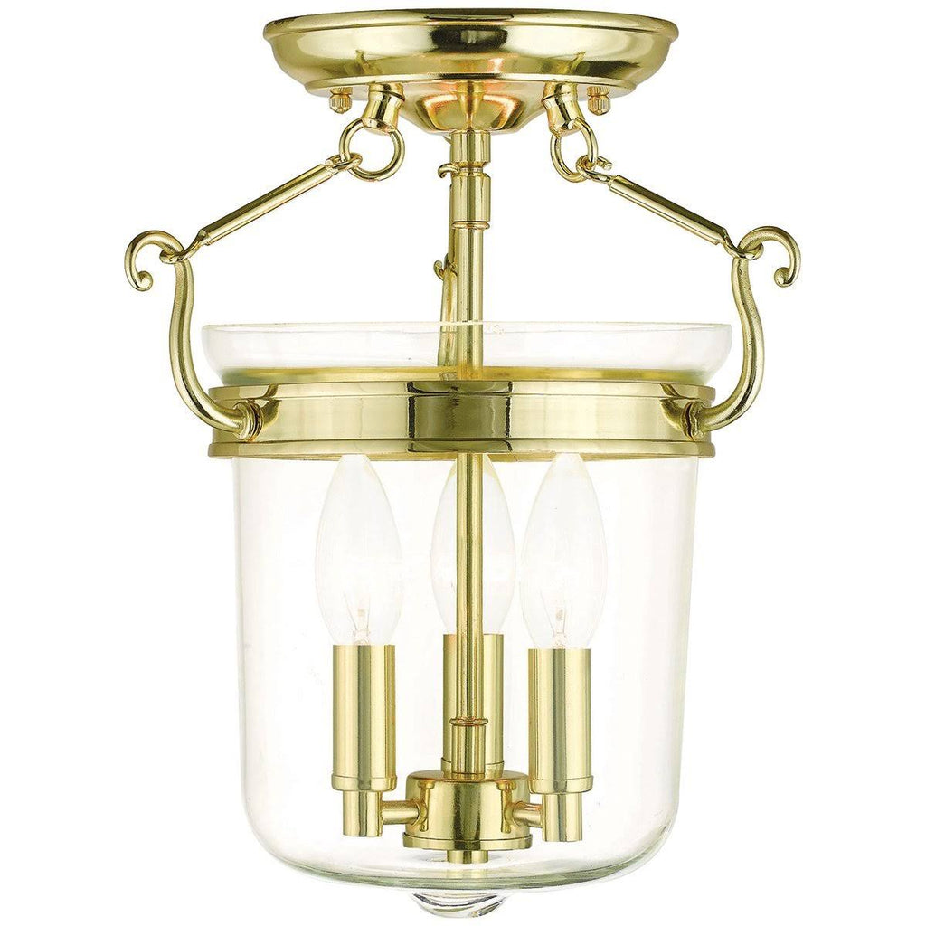 Bronze 3 Light Ceiling Mount I285