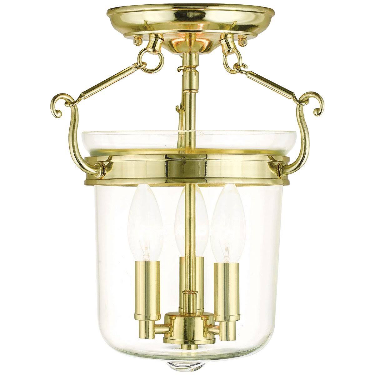 Bronze 3 Light Ceiling Mount I285