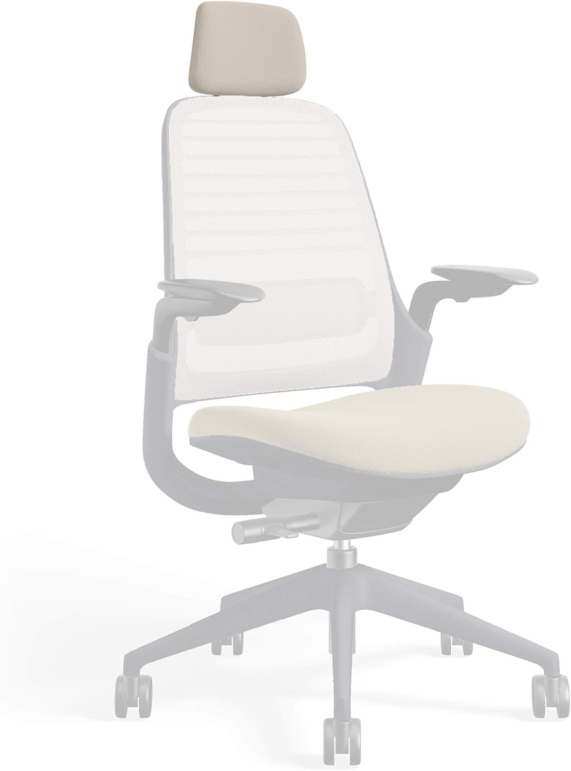 Black Frame 3D Microknit Fabric Headrest D5175