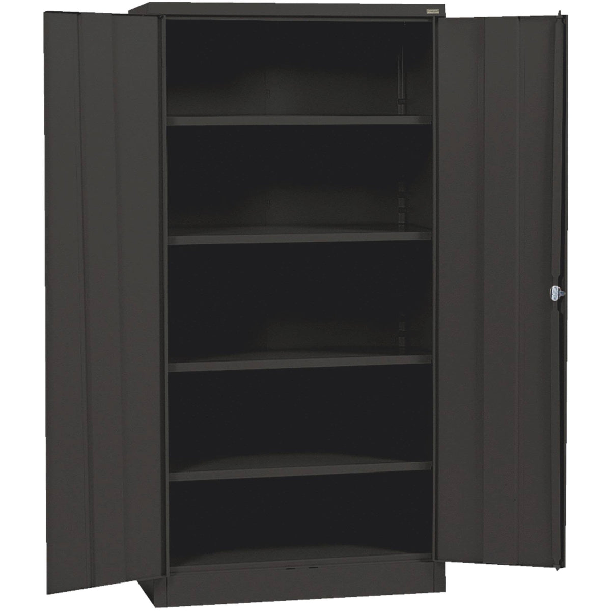 Tall Black Storage Cabinet X91263