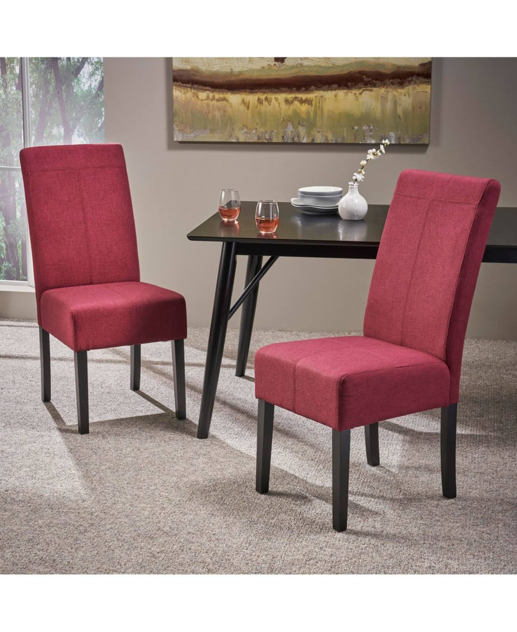 Red Dining Chair (Set of 2) Y52827