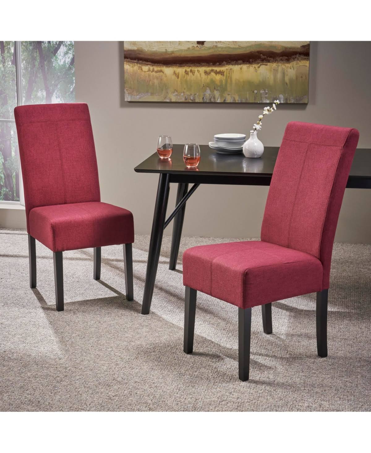 Red Dining Chair (Set of 2) Y52827