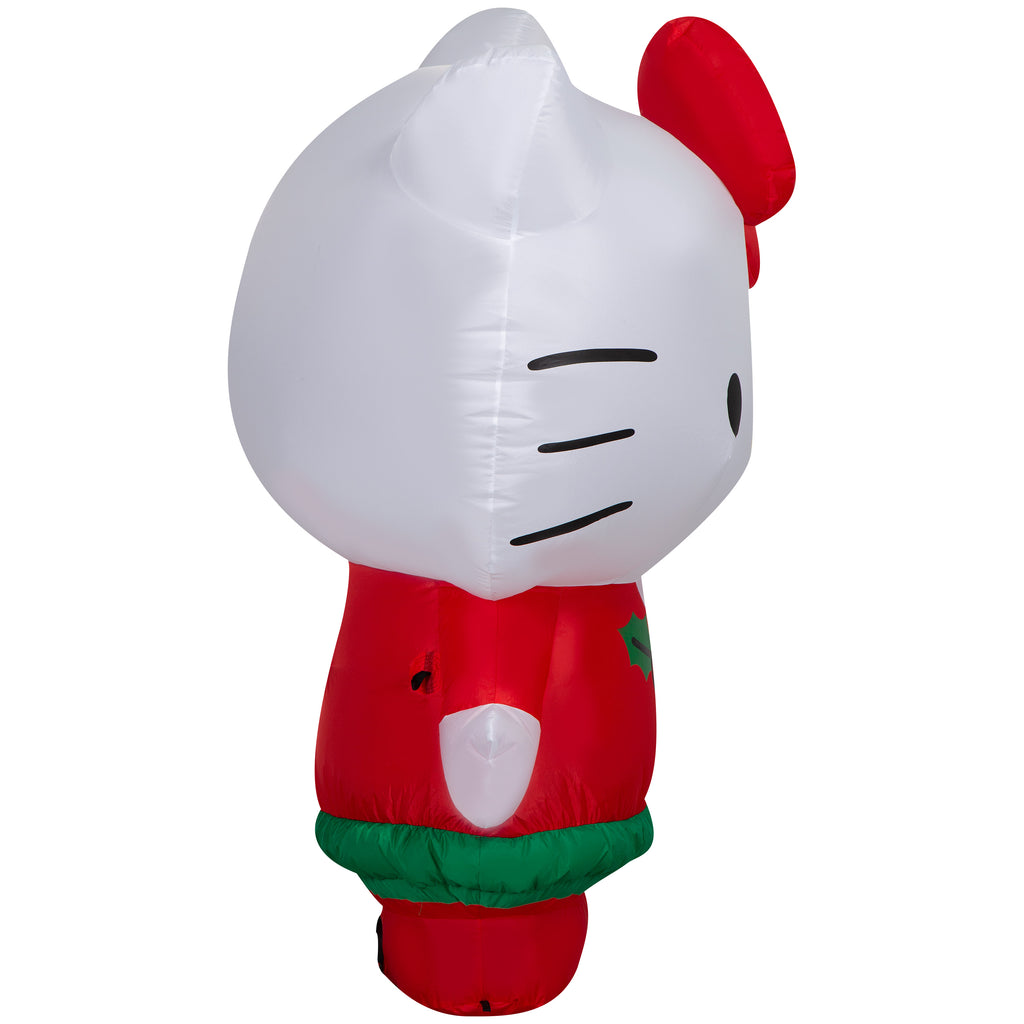 Airblown Inflatables Christmas Hello Kitty with Red Dress P69584