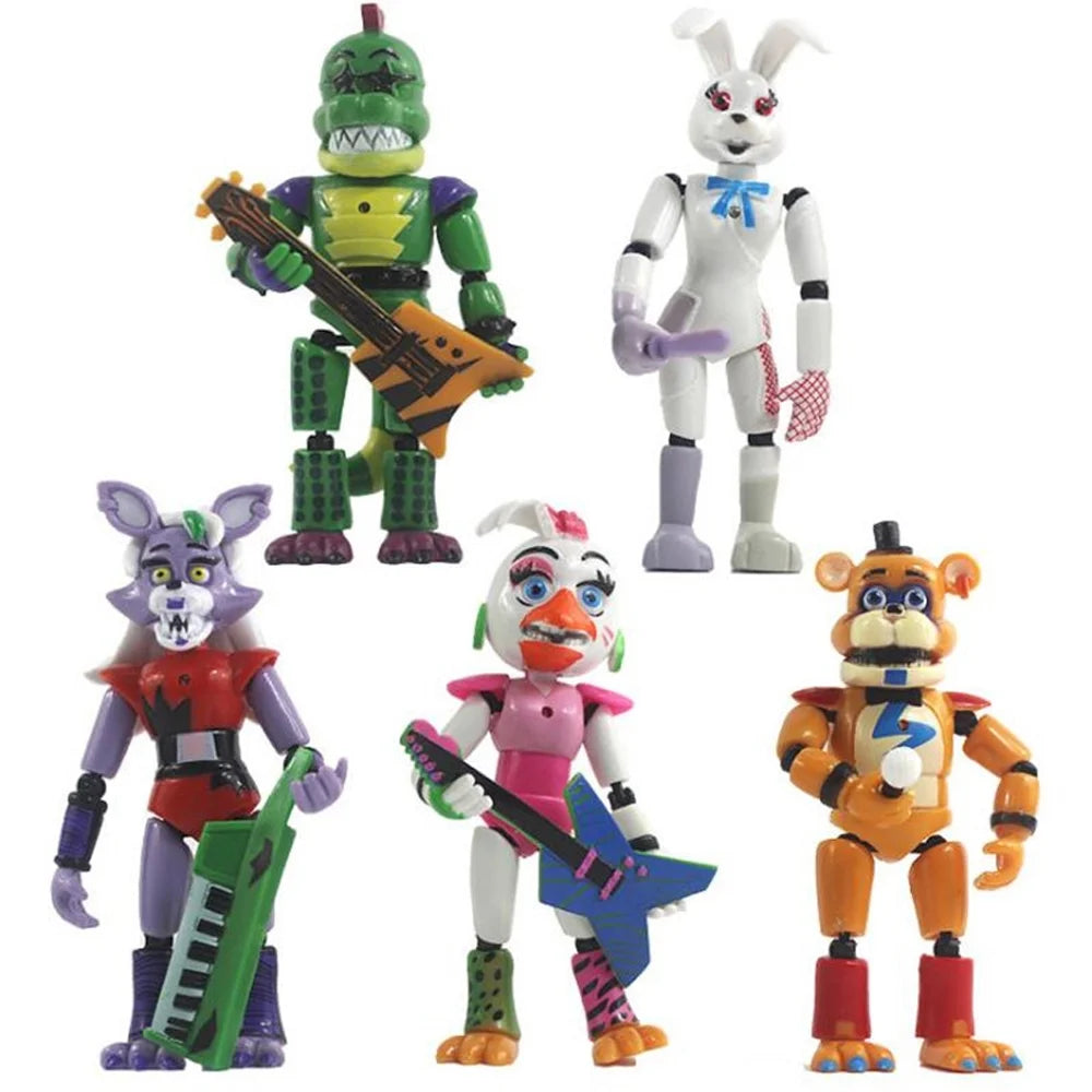 10Pcs FNAF Action Figures Gift Toys U66128