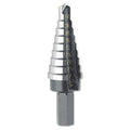 #2 Unibit Self-Starting Stairstep Bit, 6-Step, 3/16 to 1/2 Dia, 3/8 Depth V463